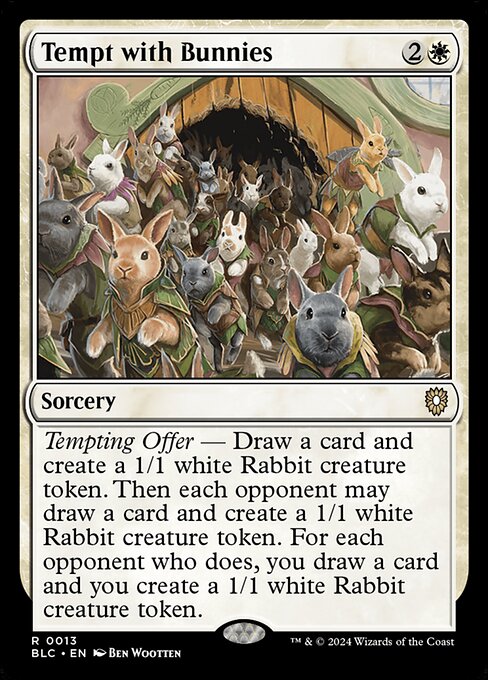Tempt with Bunnies - Bloomburrow Commander #13