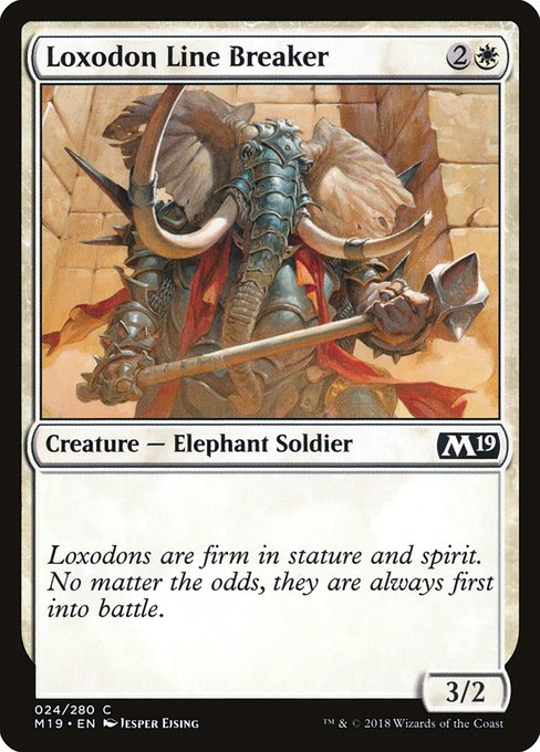 Loxodon Line Breaker - Core Set 2019 #24