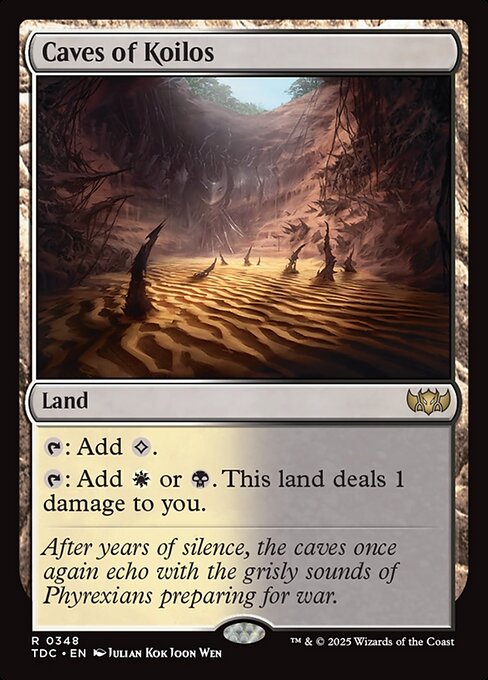 Caves of Koilos - Tarkir: Dragonstorm Commander #348