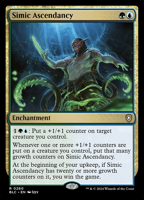Simic Ascendancy - Bloomburrow Commander #260