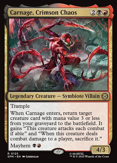 Carnage, Crimson Chaos - Marvel's Spider-Man #125