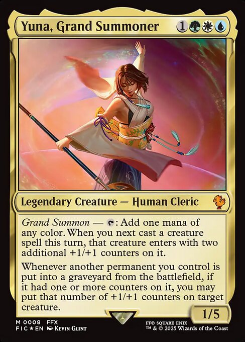 Yuna, Grand Summoner - Final Fantasy Commander #8