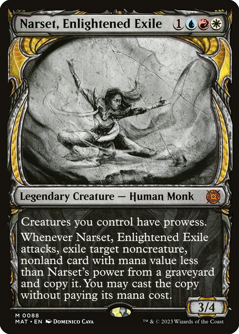 Narset, Enlightened Exile (Showcase) - March of the Machine: The Aftermath #88