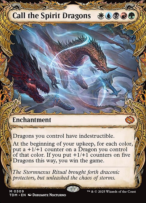 Call the Spirit Dragons (Showcase) - Tarkir: Dragonstorm #309