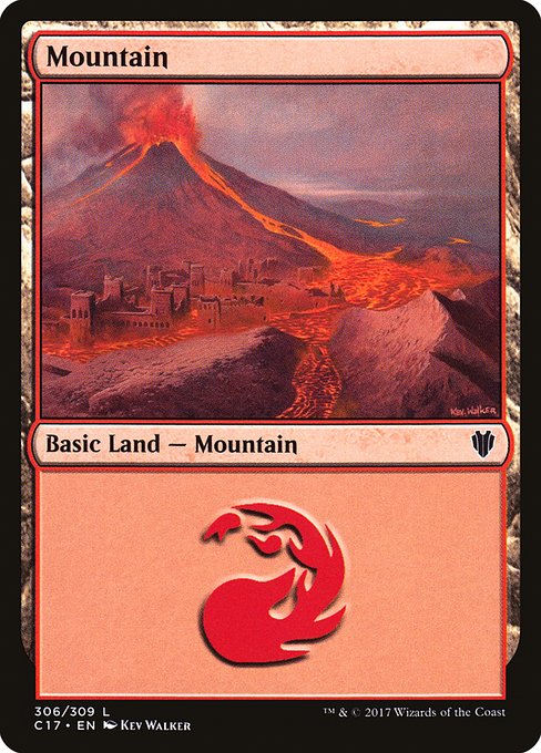 Mountain (306) - Commander 2017 #306