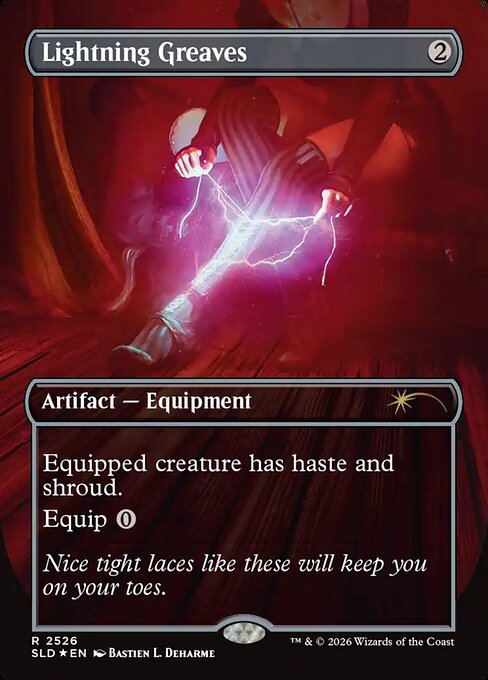 Lightning Greaves (2526) - Secret Lair Drop #2526