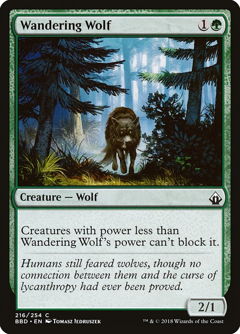 Wandering Wolf - Battlebond #216