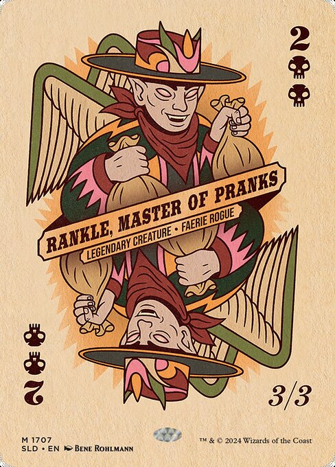 Rankle, Master of Pranks (Rainbow Foil) - Secret Lair Drop #1707