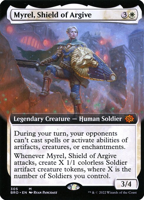 Myrel, Shield of Argive (Extended Art) - The Brothers' War #305