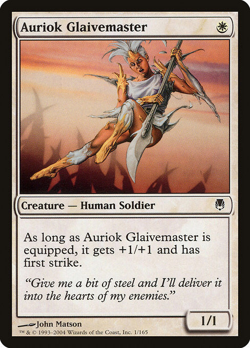 Auriok Glaivemaster - Darksteel #1