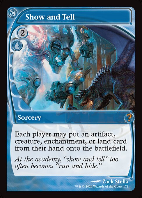 Show and Tell (Future Sight) - Mystery Booster 2 #171