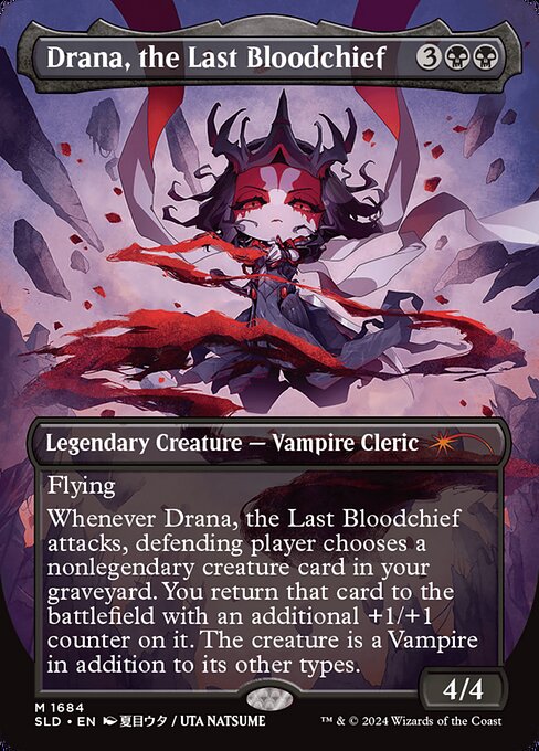 Drana, the Last Bloodchief (Rainbow Foil) - Secret Lair Drop #1684