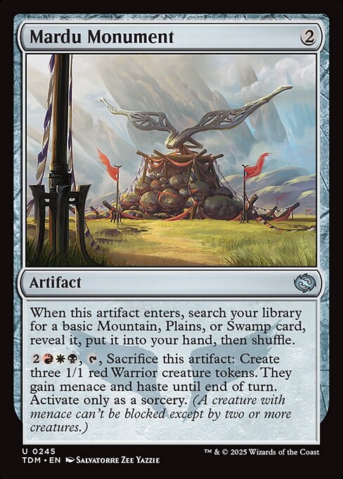 Mardu Monument - Tarkir: Dragonstorm #245