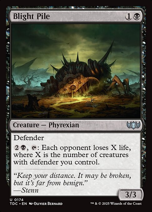 Blight Pile - Tarkir: Dragonstorm Commander #174