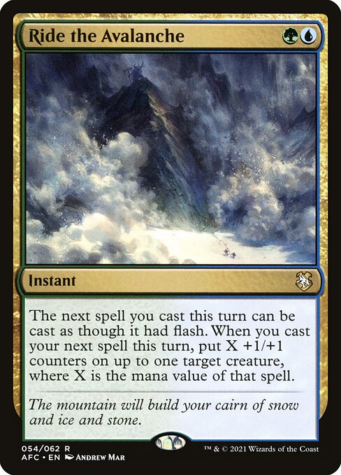 Ride the Avalanche - Forgotten Realms Commander #54