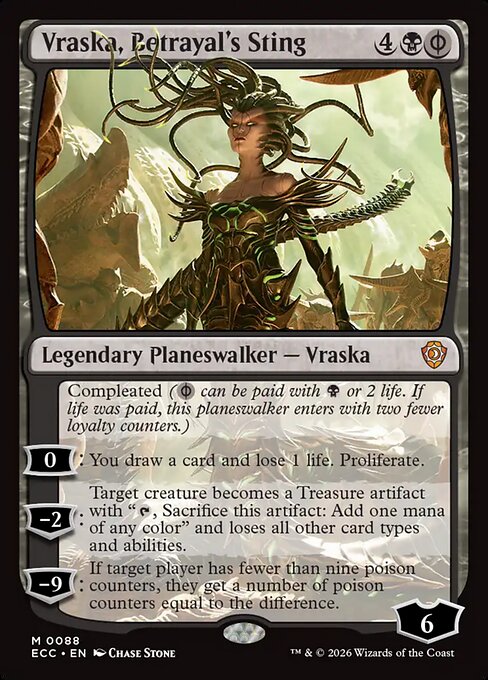 Vraska, Betrayal's Sting - Lorwyn Eclipsed Commander #88