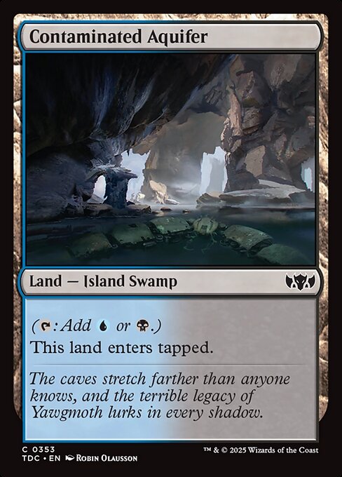 Contaminated Aquifer - Tarkir: Dragonstorm Commander #353