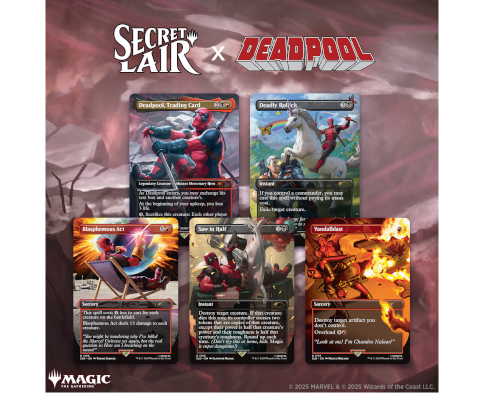 Secret Lair Drop: Secret Lair x Marvel's Deadpool: April Pool's Day! - Secret Lair Drop Series (SLD)
