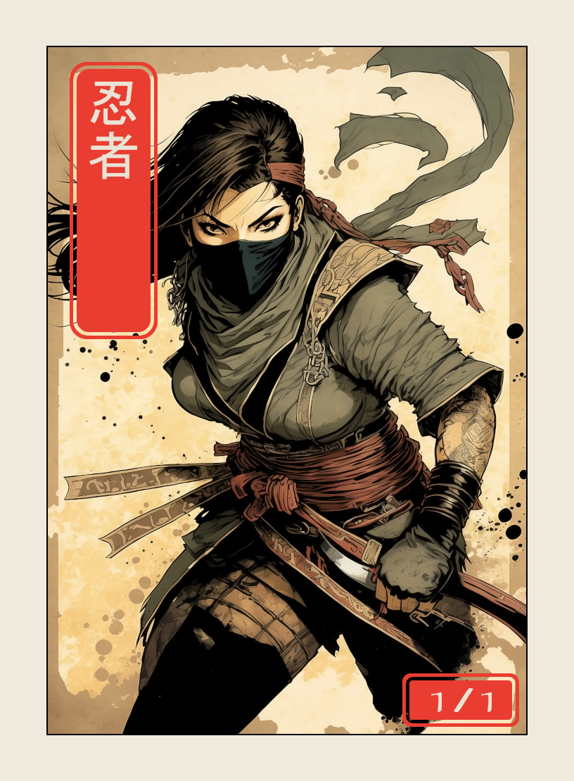 Ninja Japanese Token