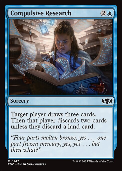 Compulsive Research - Tarkir: Dragonstorm Commander #147