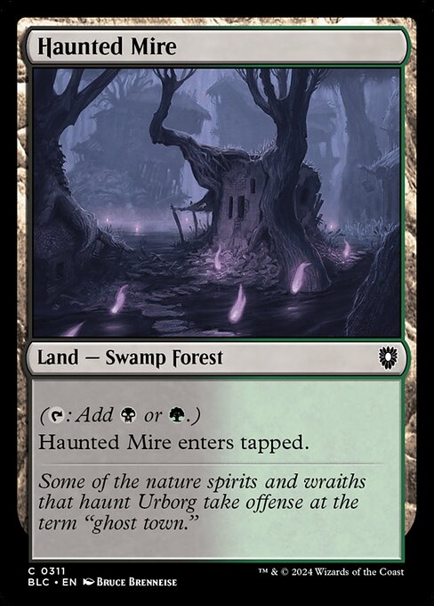 Haunted Mire - Bloomburrow Commander #311