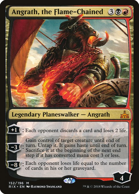 Angrath, the Flame-Chained - Rivals of Ixalan #152