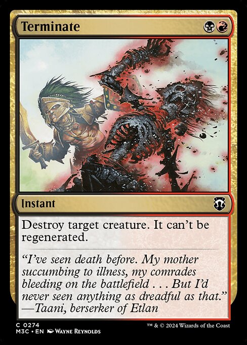 Terminate - Modern Horizons 3 Commander #274