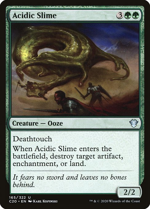 Acidic Slime - Commander 2020 #165
