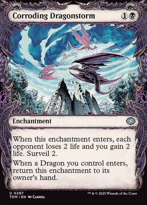 Corroding Dragonstorm (Showcase) - Tarkir: Dragonstorm #297