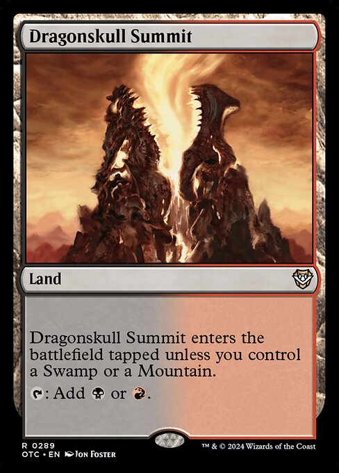 Dragonskull Summit - Outlaws of Thunder Junction Commander #289
