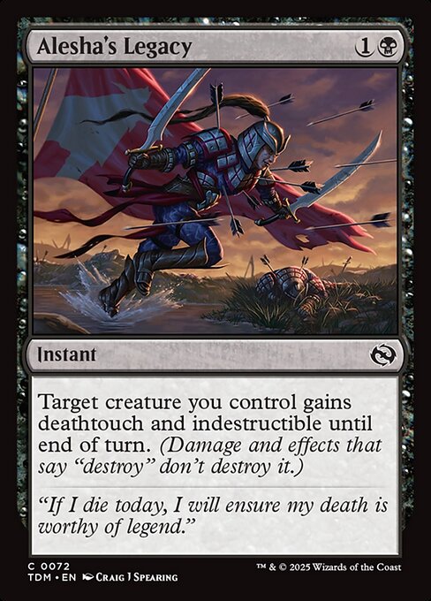 Alesha's Legacy - Tarkir: Dragonstorm #72