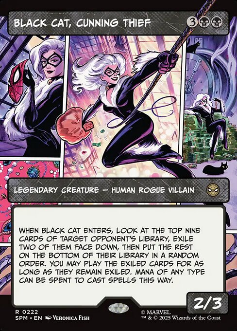 Black Cat, Cunning Thief (Borderless) - Marvel's Spider-Man #222