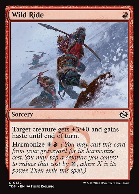Wild Ride - Tarkir: Dragonstorm #132