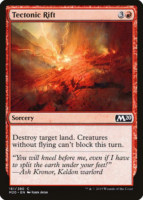 Tectonic Rift - Core Set 2020 #161