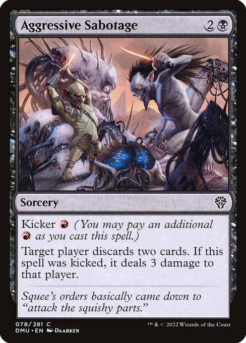 Aggressive Sabotage - Dominaria United #78