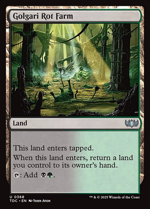 Golgari Rot Farm - Tarkir: Dragonstorm Commander #368