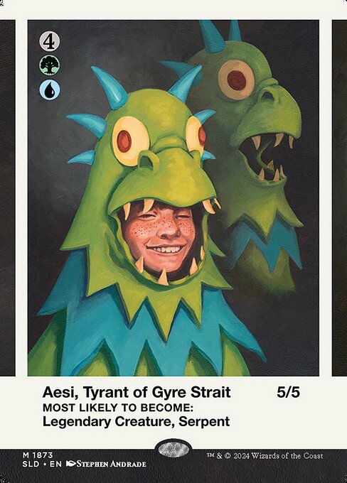 Aesi, Tyrant of Gyre Strait (Rainbow Foil) - Secret Lair Drop #1873