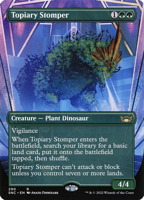 Topiary Stomper (Borderless) - Streets of New Capenna #290