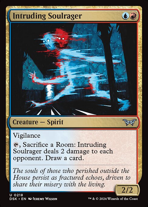 Intruding Soulrager - Duskmourn: House of Horror #218