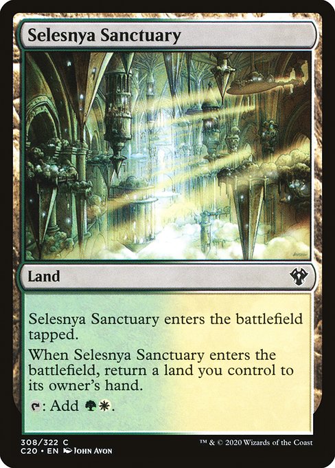 Selesnya Sanctuary - Commander 2020 #308