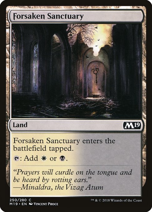 Forsaken Sanctuary - Core Set 2019 #250