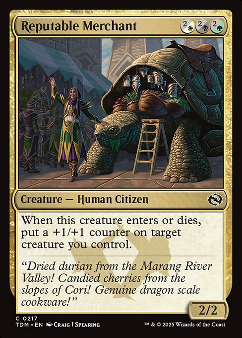 Reputable Merchant - Tarkir: Dragonstorm #217