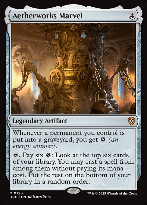 Aetherworks Marvel - Aetherdrift Commander #123