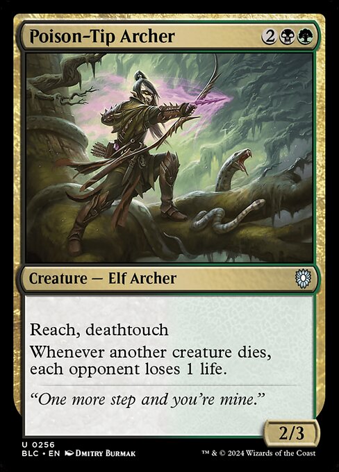 Poison-Tip Archer - Bloomburrow Commander #256