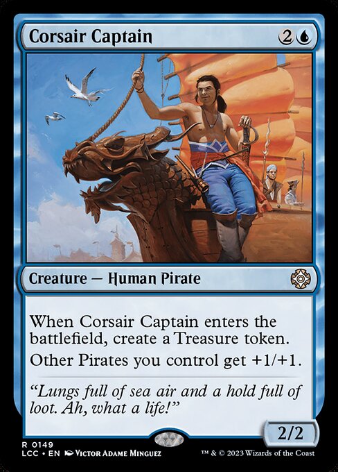 Corsair Captain - The Lost Caverns of Ixalan Commander #149