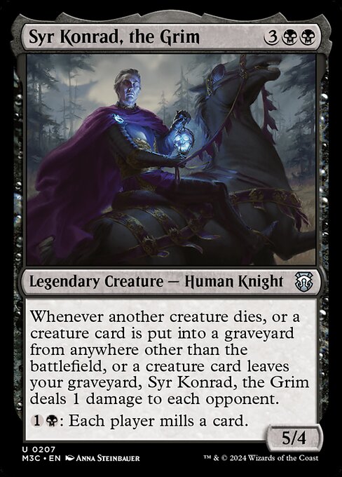 Syr Konrad, the Grim - Modern Horizons 3 Commander #207