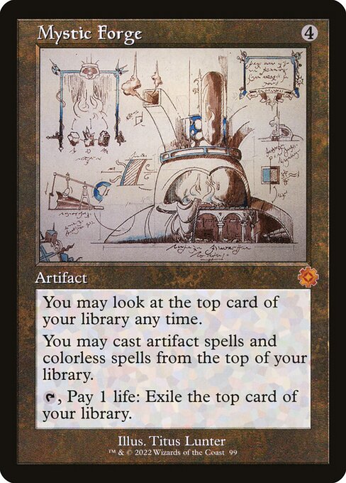 Mystic Forge (Schematic) - The Brothers' War Retro Artifacts #99