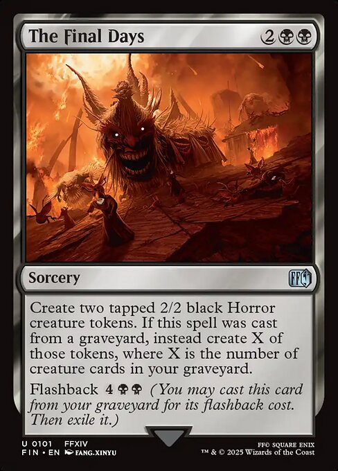 The Final Days - FINAL FANTASY: - 101 - Near Mint