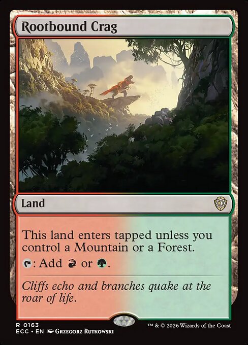 Rootbound Crag - Lorwyn Eclipsed Commander #163