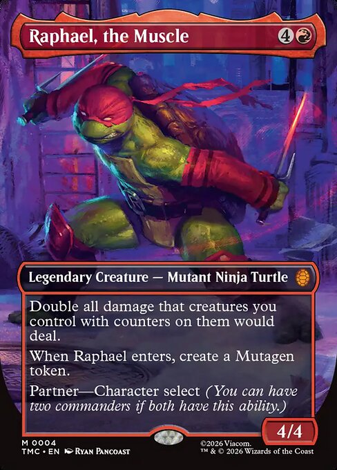 Raphael, the Muscle (0004) (Borderless) - Teenage Mutant Ninja Turtles Eternal #4
